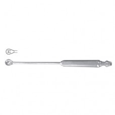 Rheinstaedter Uterine Flushing Curette Sharp Stainless Steel, Cup Size 14.0 mm